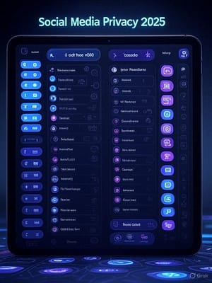 Social Media Privacy 2025 personalized dashboard example