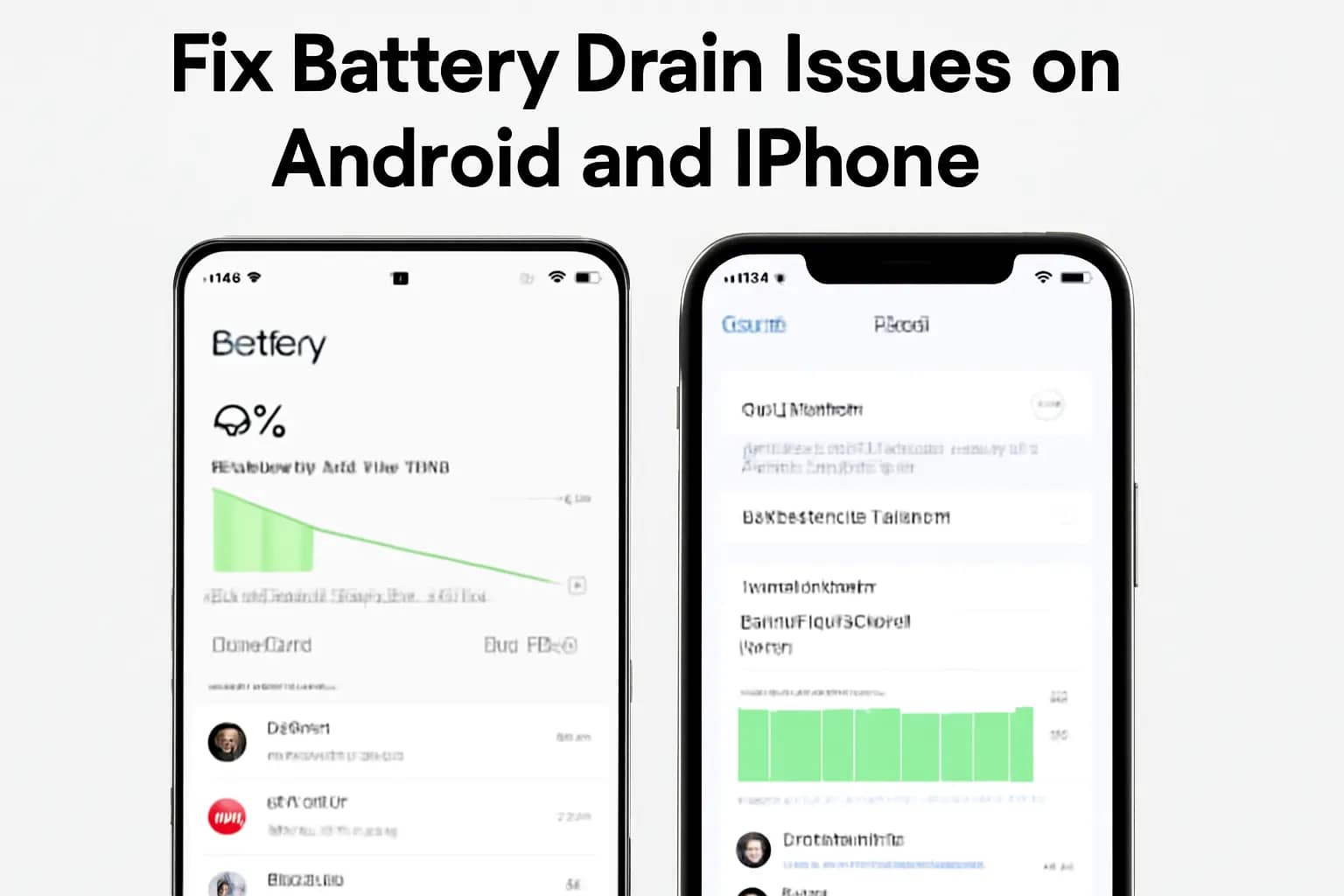 Fix Battery Drain Issues on Android and iPhone - Android Battery Settings for Battery Usage