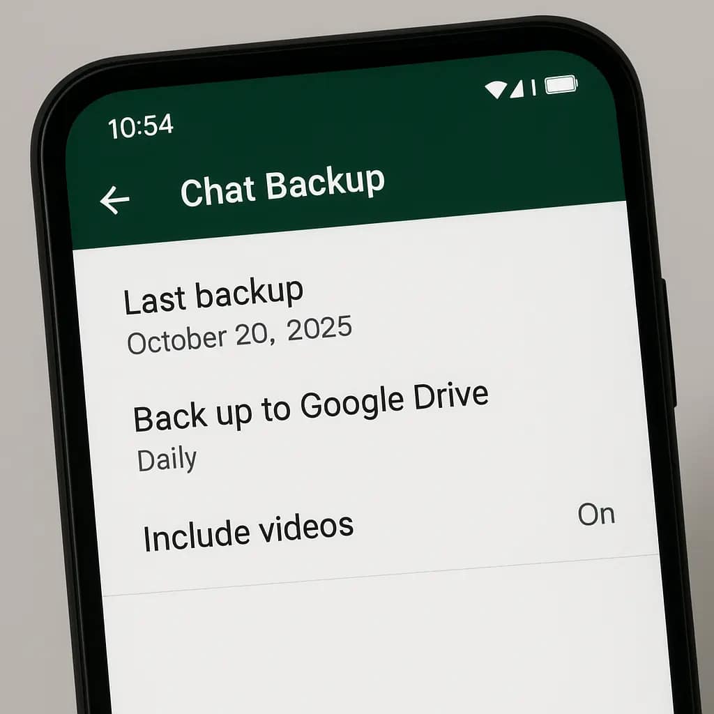 Recover deleted WhatsApp messages on Android using Google Drive backup
