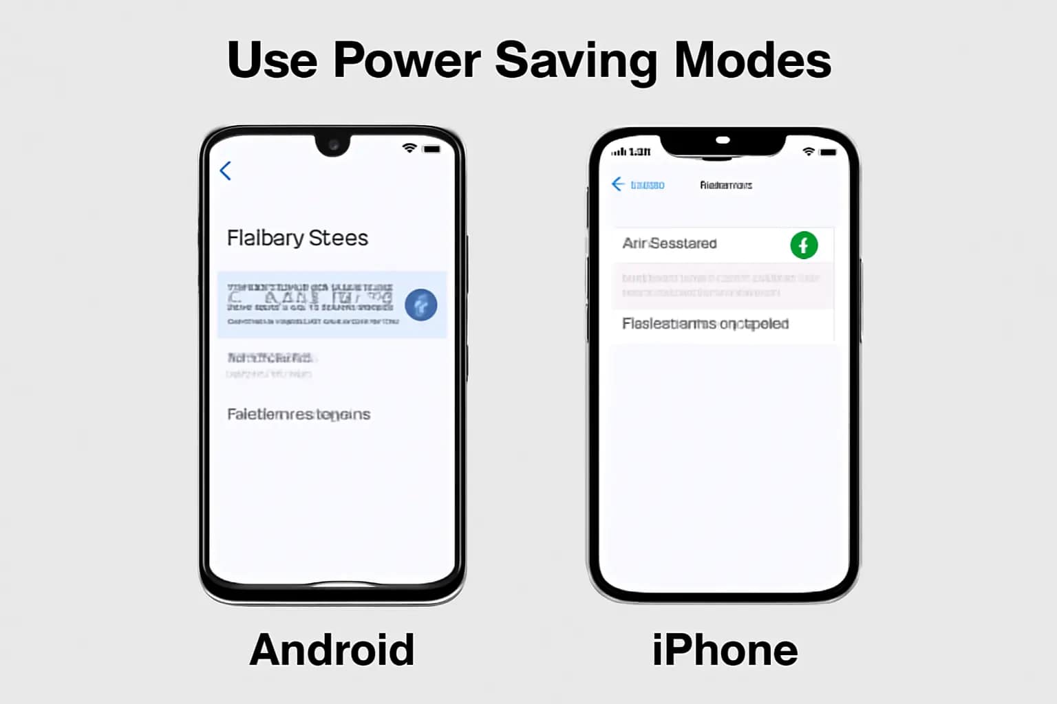 Fix Battery Drain Issues on Android and iPhone - Battery Saver Mode for Android and iPhone