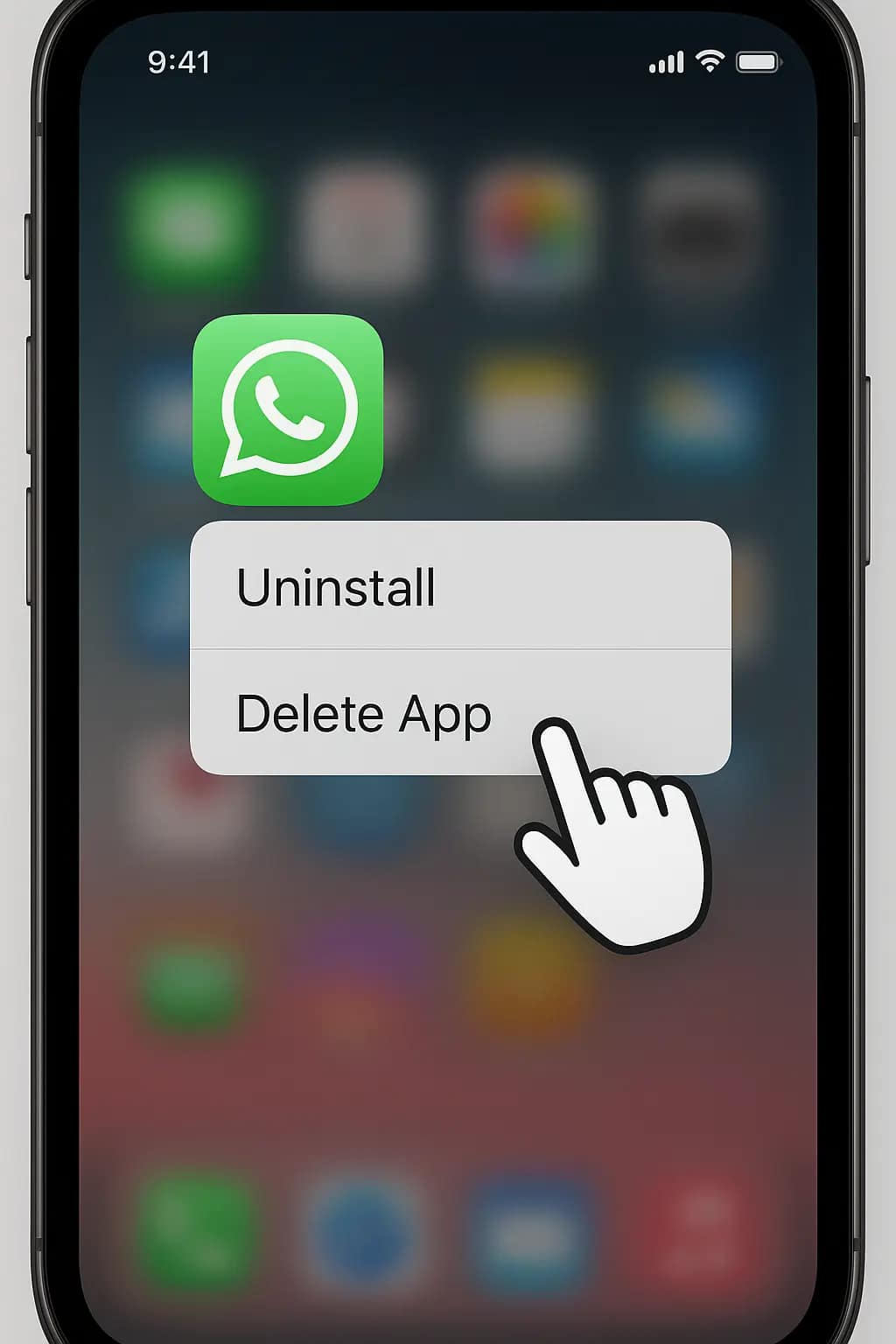 Reinstall WhatsApp to recover deleted WhatsApp messages