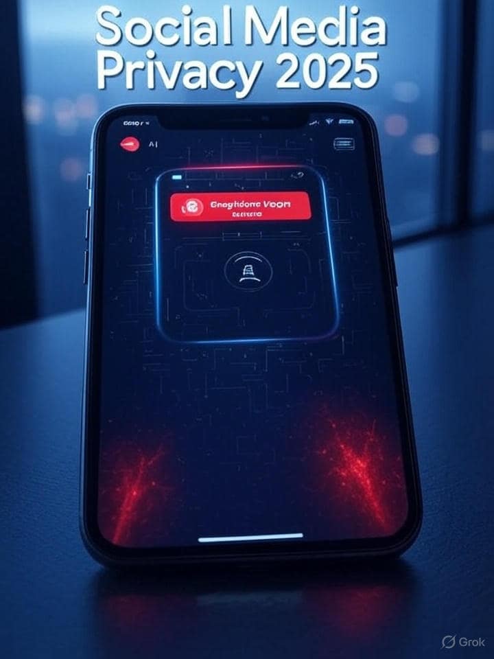 Social Media Privacy 2025 AI-driven alerts example